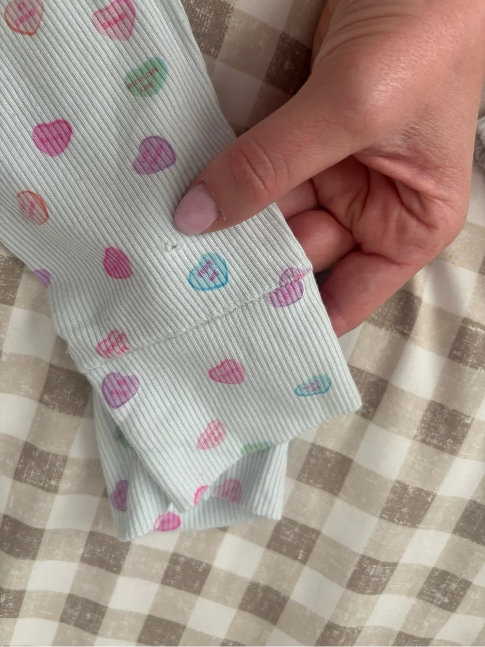 SKIMS Kids Pajama Set Candy Hearts